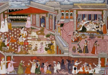 indio Painting - Foedsel i et palads indio